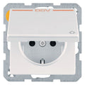 Berker 47516099 Steckdose SCHUKO Aufdruck BSV Klappdeckel Q.x pws samt