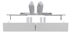 Kopp 490334009 HK07 Flächendoppelwippe grau matt