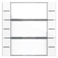 GIRA 577303 Wippenset 3f BSF Tastsensor4 System 55 Klar/Reinweiß glänzend