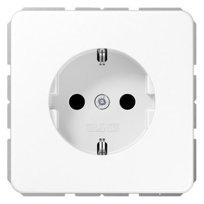 Jung CD1520NWW SCHUKO Steckdose o.Kralle alpinweiß