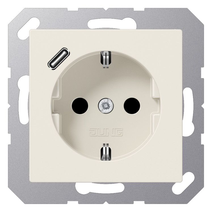 Jung A1520-18C SCHUKOsteckdose m.USB Typ C