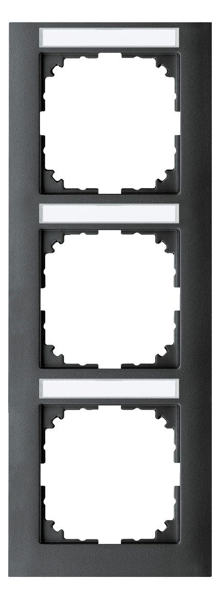 Mert MEG 4032-3614 M-Pure-Rahmen 3f m.Beschriftungsträger senk anth M-Pure