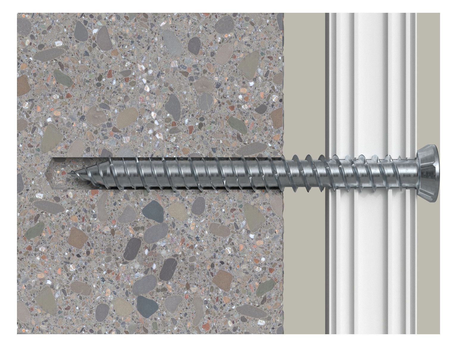 Fischer 532944 Fensterrahmenschraube FFS 7,5x212 Flachkopf