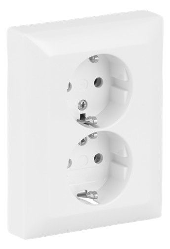 BJ 202 EUJR-914 SCHUKO® DoppelSteckd volle Abd o.Spreize