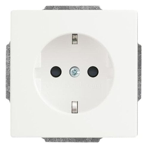 BJ 2300 EUCB-884 SCHUKO Steckdosen Einsatz studioweiß matt future linear