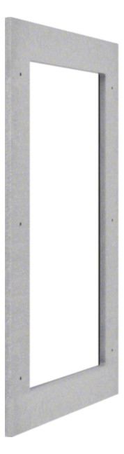 Hager FZ297N Ausgleichsrahmen 1195x575x22 zur Vergrösserung Wandabst.