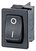 Bachmann 924.185 Wippenschalter Serie 3634 Ausschalter 2-polig schwarz