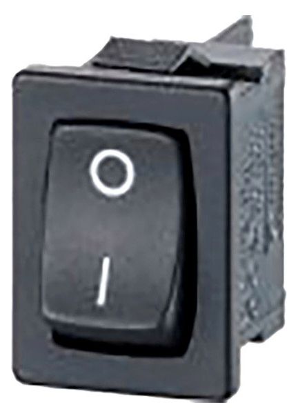 Bachmann 924.185 Wippenschalter Serie 3634 Ausschalter 2-polig schwarz