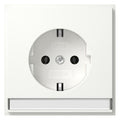 GIRA 446266 SCHUKO-Steckdose BSF+Shutter (IP20) TX_44 Reinweiß