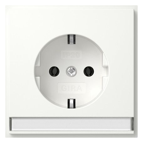 GIRA 446266 SCHUKO-Steckdose BSF+Shutter (IP20) TX_44 Reinweiß