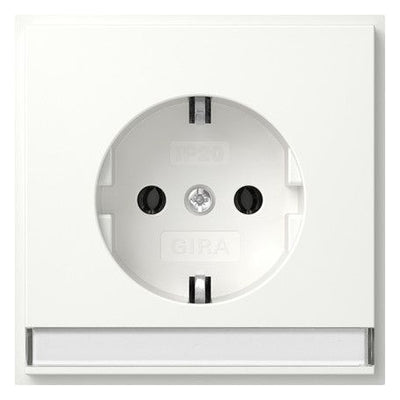 GIRA 446266 SCHUKO-Steckdose BSF+Shutter (IP20) TX_44 Reinweiß