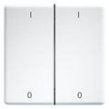 Eltako DW-FT55-rw+IO Doppelwippen 55er Design u.E-Design55 reinweiß 30000988