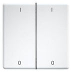 Eltako DW-FT55-rw+IO Doppelwippen 55er Design u.E-Design55 reinweiß 30000988