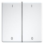 Eltako DW-FT55-rw+IO Doppelwippen 55er Design u.E-Design55 reinweiß 30000988