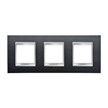 GEWISS GW16226VA Abdeckrahmen LUX International 2+2+2M horiz. Schiefer