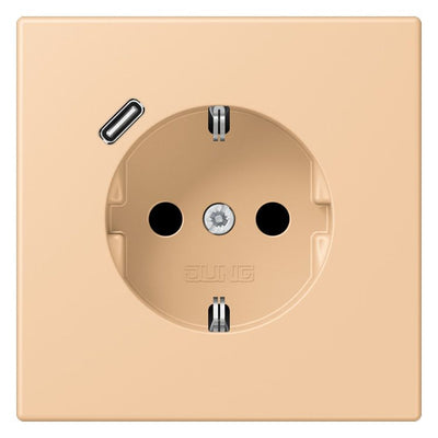 Jung LC1520-18C237 SCHUKO-Steckd.m.USB Typ C LC32122