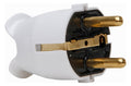 Kopp 175702000 Kunststoff Schuko Stecker 2 Schukos.f.Kabelq bis 3x1 5mm²