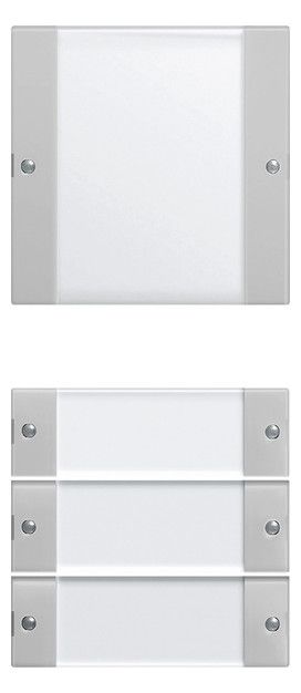 GIRA 2134015 Wippenset 4fach (1+3) BSF System 55 Klar/Grau matt (lackiert)