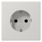 Jung LS1520NLG SCHUKO Steckdose o.Kralle lichtgrau