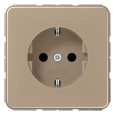 Jung CD1520KIGB SCHUKO Steckdose erh.Berührungsschutz gold-bronze