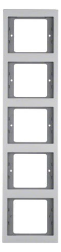 Berker 13537003 Rahmen 5fach senkrecht K.5 Alu