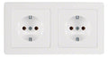 Berker 47206089 Steckdosen-Kombi SCHUKO 2fach m.Rahmen Q.1/Q.3 polarweiß samt