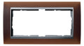 GIRA 100259 Abdeckrahmen 2f o.Mittelsteg Zwischenrahmen F/Alu Event Opak Dklbraun