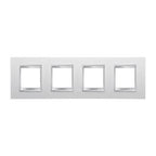 GEWISS GW16228TB Abdeckrahmen LUX International 2+2+2+2M horiz. Milchweiss