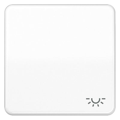Jung CD590LWW Wippe Symbol Licht alpinweiß