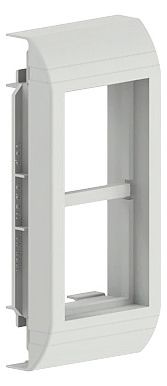 GGK 16674 Modulrahmen FB 60x130-7035 universell f.2Geräte 45x45mm lichtgrau