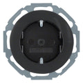 Berker 47552045 Steckdose SCHUKO m.erh.BS R.Classic schwarz glänzend