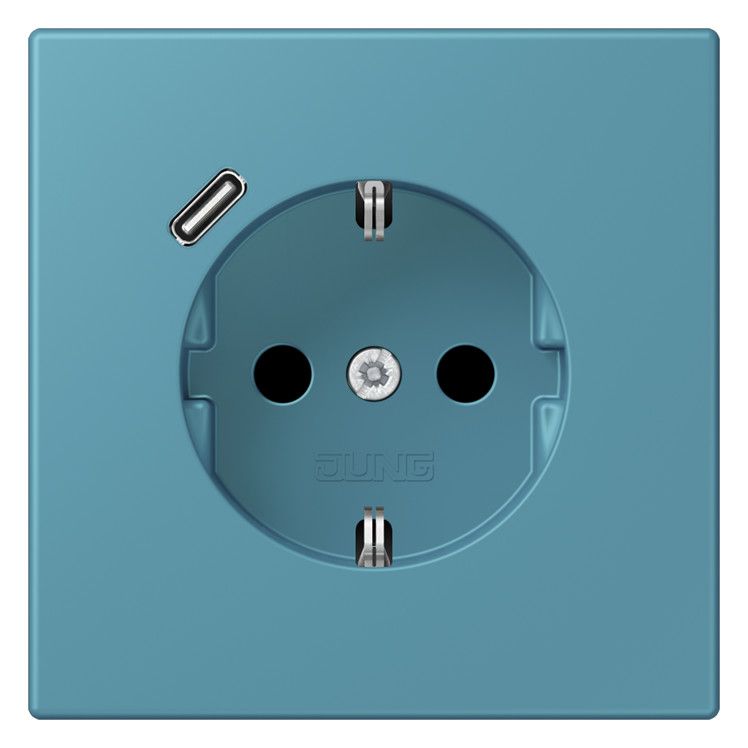Jung LC1520-18C212 SCHUKO-Steckd.m.USB Typ C LC32031