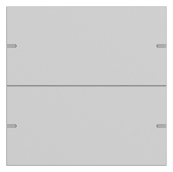 GIRA 5022915 Wippenset 2fach Tastsensor4 TS4 Aluminium Grau matt (lackiert)