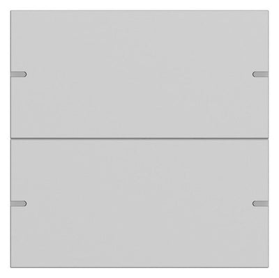 GIRA 5022915 Wippenset 2fach Tastsensor4 TS4 Aluminium Grau matt (lackiert)