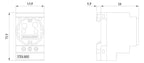 Siemens 5TE6800 SCHUKO Steckdose 16A DIN VDE0620 f.Verteilereinbau