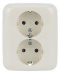 BJ 202 EUJB-212 SCHUKO® Doppelsteckdose volle Abdeckung EBS
