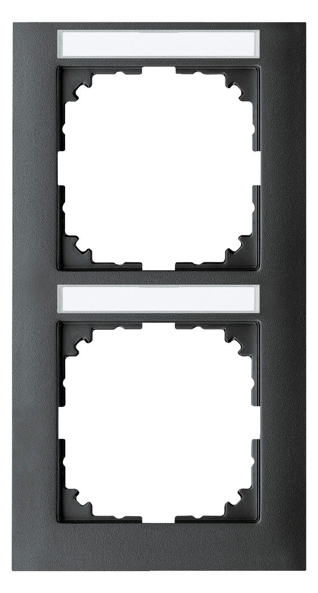 Mert MEG 4022-3614 M-Pure-Rahmen 2f m.Beschriftungsträger senk anth M-Pure