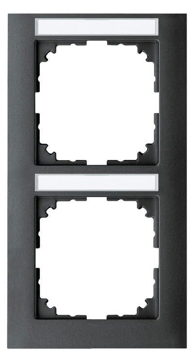 Mert MEG 4022-3614 M-Pure-Rahmen 2f m.Beschriftungsträger senk anth M-Pure