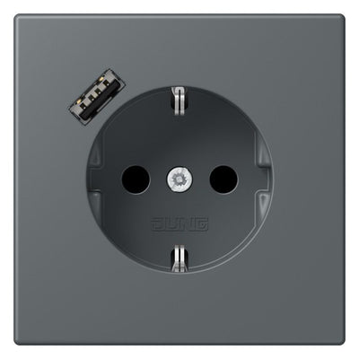 Jung LC1520-18A202 SCHUKO-Steckd.m.USB Typ A LC32010