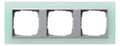 GIRA 021351 Abdeckrahmen 3fach Zwischen rahmen F/Alu Event Opak Mint