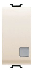 GEWISS GW11053 Wechselschalter m.Symbol- fenster beleuchtb. 1M 1P 16AX Cremeweiss