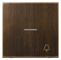 Jung ME2990KO5KAT Wippe Symbol Klingel m.Lichtleiter LS Messing antik