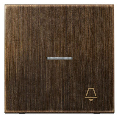 Jung ME2990KO5KAT Wippe Symbol Klingel m.Lichtleiter LS Messing antik