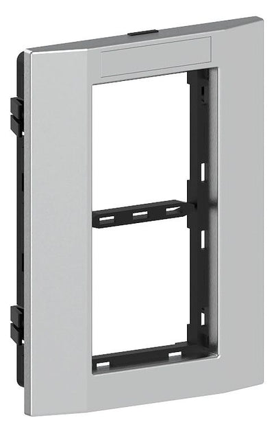 GGK 4673 Adapterrahmen 2-fach AR-2V-9006 frontrastend Säule 80mm Alu