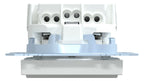 Mert MEG 2304-0325 SCHUKO-Steckdose BRS m.Lichtausl.+LED StK aktivweiß gl.Sys.M
