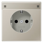 Jung ES1520NA SCHUKO Steckdose Schriftfeld LS Edelstahl