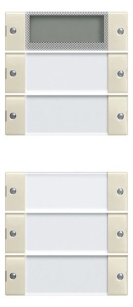 GIRA 214501 Wippenset 5fach Plus (2+3) BSF System 55 Klar/Cremeweiß glänzend