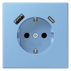 Jung LC1520-15CA256 SCHUKO-Steckd.m.USB Typ AC LC4320N