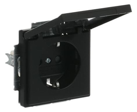 BJ 20 EUKB-81 SCHUKO Steckdosen-Einsatz anthrazit future linear