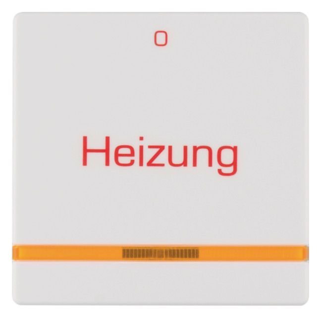 Berker 16216009 Wippe m.Linse u.rotem Aufdruck "Heizung" u."0" Q.x pws samt